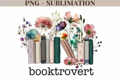 Book Wildflowers Digital Download | Booktrovert Png Product Image 3
