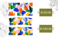 Abstract Tulips Tumbler Wrap, Flowers 40 Oz Tumbler Design Product Image 2