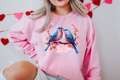 Breeds of Valentine Kissing Birds, Valentine's Day Clipart Product Image 2