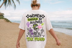 Sarcastic Feminist PNG, Anti Patriarchy Snarky Women Product Image 2