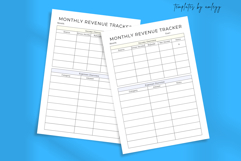 Monthly Revenue Tracker Planner | Editable Canva Template Product Image 2