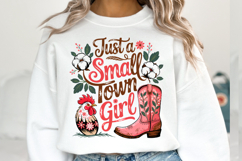Just a small town girl Svg Design | Shirt Svg Product Image 1