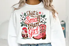 Just a small town girl Svg Design | Shirt Svg Product Image 1