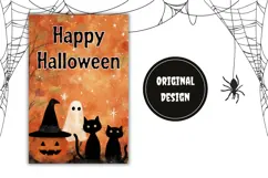 Halloween Ghost Garden Flag, Kids Halloween Garden Flag Product Image 2