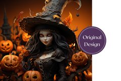 3D Halloween Sublimation Design, Halloween 3D Tumbler Wrap Product Image 2