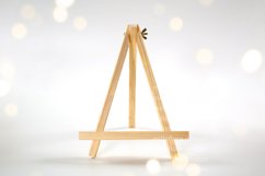 Bokeh Party Table Easel Frame. Styled Stock Mockup Photo. Product Image 2