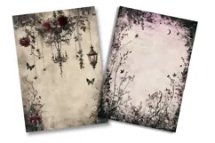Mystic Gothic Junk Journal Pages Product Image 2