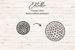Golf Ball SVG, Golf SVG Product Image 2
