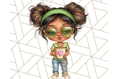 Sassy Mom Coffee PNG Clipart, Messy Bun Mom Life PNGs Product Image 2