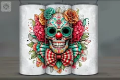 4 Creepy Clown Tumbler Wrap Sublimations, 20 oz Product Image 3