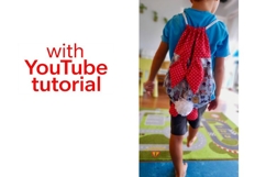 Bunny String Bag Pattern Product Image 3