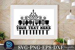 Kitchen Monogram SVG Product Image 2