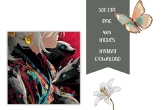 Fox Square Coasters, Red Square Coaster Designs Product Image 2