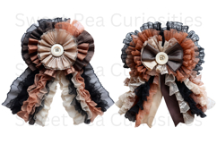 Bows, Ribbon, Lace , Clipart, Ephemera, PNG, Junk Journal Product Image 2