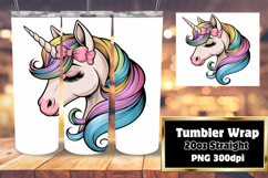 PLAYFUL 20oz Tumbler Design for Customization , Unicorn Product Image 1