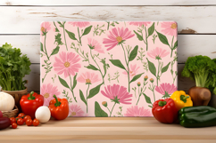 Pink Cottagecore Flower Cutting Board | Cutting Board png Product Image 2