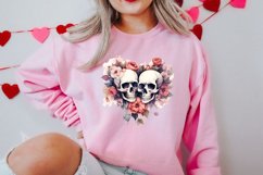 Valentines Day Skull Clipart, Christmas Clipart Product Image 2