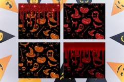 Funny Halloween | 8 Skinny tumbler sublimation designs, JPG Product Image 3