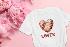 Love Illustration PNG, Valentine's Heart Sublimation Design Product Image 2
