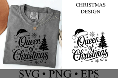 Queen of Christmas Svg | Christmas svg | Shirt Svg Product Image 1