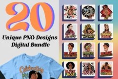 20x Black Woman PNG Bundle, African American PNG, Melanin Product Image 4