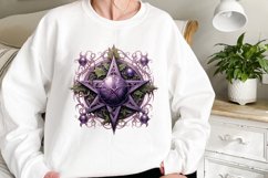 Purple Witch Sublimation Clipart Product Image 2