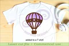 Hot air balloon laser cut outs SVG file 2 Product Image 3