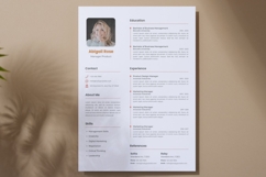 Minimalist CV Resume - Canva Product Image 2