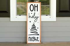 OH holy night Porch Sign SVG Product Image 3