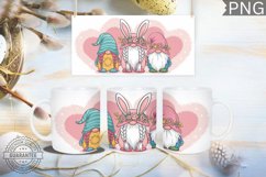 Easter Mug Wrap Design - Easter Gnome Sublimation Product Image 1