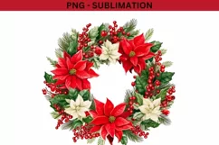 Christmas Wreath Designs PNG Downloads Product Image 2