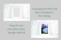 Bokeh Party Vertical Picture Frame Styled Stock Mockup Photo Product Image 5