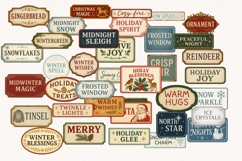 Christmas Labels Printable Set 103 Product Image 2