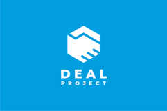 Hexagon Deal Handshake Shake Hands Logo Design Vector Product Image 2