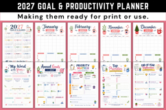 2027 Goal &amp; Productivity Planner Product Image 2