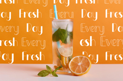 Lovely Orange - Fun Display Playful Sans Product Image 2