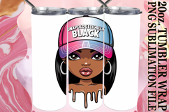 ENCHANTING VIEWS 20oz TUMBLER WRAP, Black Woman Product Image 1