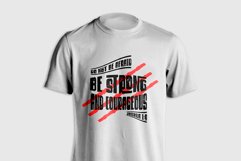 Be Strong and Courageous T-Shirt Design Product Image 2
