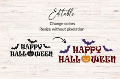 Hand Drawn Happy Halloween SVG Product Image 2