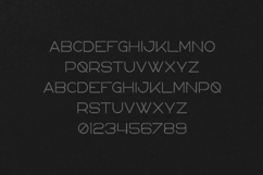 Bosnia Outline Geometric Sans Serif Font Product Image 2