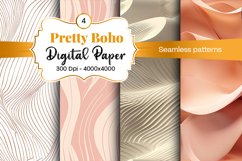 Boho digital paper Seamless backgrounds Product Image 2