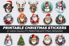 Christmas Stickers Bundle | Printable Sticker Bundle Product Image 4