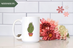 Hand Drawn Fall Illustration, Cartoon Home Plant PNG Product Image 2