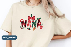 Nana Christmas sublimation PNG Design, PNG Sublimation Product Image 3