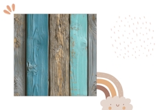 Wooden Pillow PNG, Nature Pillow Case, Wooden Print Product Image 2