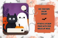 Cartoon Halloween Money Card, Cartoon Ghost Money Card Product Image 2