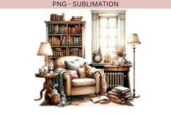 Book nook png design for T-shirts Product Image 2