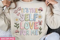 It&#039;s the Self-Love for Me PNG, Retro Positive Sublimation PN Product Image 2