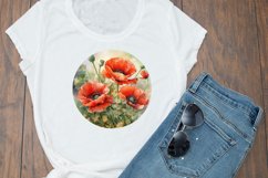 Round Sublimation Set | Flowers Circular Sublimation Product Image 2