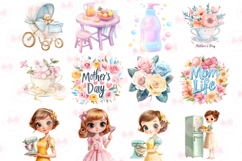 Cute Mothers Day Clipart - 42 Png Bundle Product Image 3